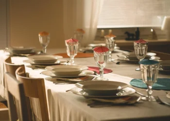 Świąteczny stół: jak stworzyć niezapomnianą aranżację z użyciem obrusów świątecznych